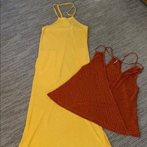 Free People Bundle!! Maxi Dress and Tank top!